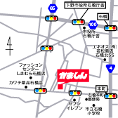 石橋店の地図