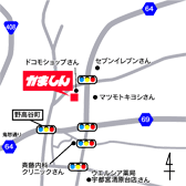 清原テクノ店の地図
