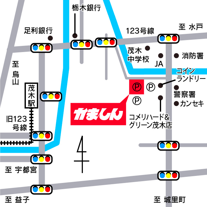 もぴあ店の地図